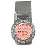 pastel pink Emoji  Money Clip (CZ)