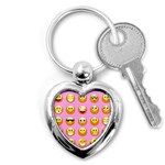 pastel pink Emoji  Key Chain (Heart)