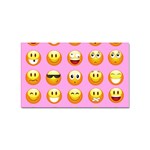 pastel pink Emoji  Sticker (Rectangular)