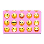 pastel pink Emoji  Magnet (Rectangular)