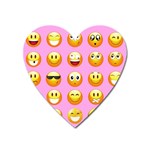 pastel pink Emoji  Magnet (Heart)