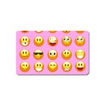 pastel pink Emoji  Magnet (Name Card)