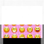 pastel pink Emoji  Jigsaw Puzzle (Rectangular)