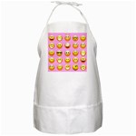 pastel pink Emoji  BBQ Apron