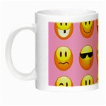 pastel pink Emoji  Night Luminous Mug