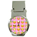 pastel pink Emoji  Money Clip Watch