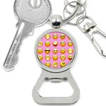 pastel pink Emoji  Bottle Opener Key Chain