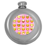 pastel pink Emoji  Hip Flask (5 oz)