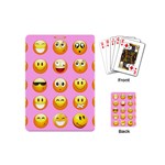 pastel pink Emoji  Playing Cards (Mini)