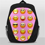 pastel pink Emoji  Backpack Bag