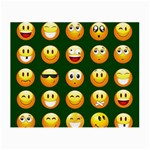 hunter green Emoji Small Glasses Cloth