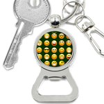 hunter green Emoji Bottle Opener Key Chain