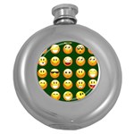 hunter green Emoji Hip Flask (5 oz)