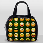 hunter green Emoji Classic Handbag (One Side)