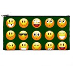 hunter green Emoji Pencil Case