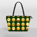 hunter green Emoji Classic Shoulder Handbag