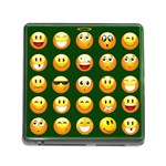 hunter green Emoji Memory Card Reader (Square)