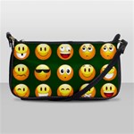 hunter green Emoji Shoulder Clutch Bag