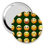 hunter green Emoji 3  Handbag Mirror