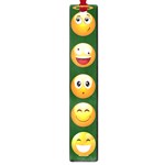 hunter green Emoji Large Book Mark