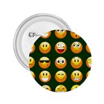 hunter green Emoji 2.25  Button