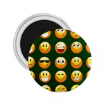 hunter green Emoji 2.25  Magnet