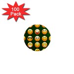 hunter green Emoji 1  Mini Magnet (100 pack) 