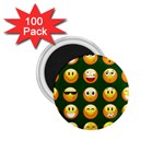 hunter green Emoji 1.75  Magnet (100 pack) 