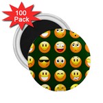 hunter green Emoji 2.25  Magnet (100 pack) 