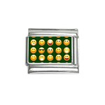 hunter green Emoji Italian Charm (9mm)