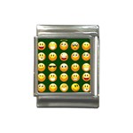 hunter green Emoji Italian Charm (13mm)