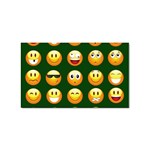 hunter green Emoji Sticker (Rectangular)