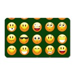 hunter green Emoji Magnet (Rectangular)