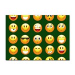 hunter green Emoji Sticker A4 (10 pack)