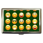 hunter green Emoji Cigarette Money Case