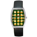 hunter green Emoji Barrel Style Metal Watch