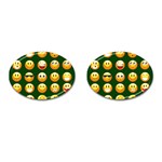 hunter green Emoji Cufflinks (Oval)