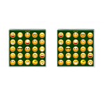 hunter green Emoji Cufflinks (Square)