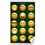 hunter green Emoji Canvas 40  x 72 