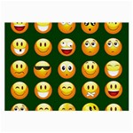 hunter green Emoji Large Glasses Cloth