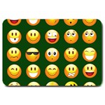 hunter green Emoji Large Doormat