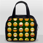 hunter green Emoji Classic Handbag (Two Sides)