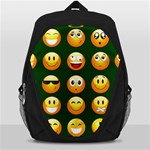 hunter green Emoji Backpack Bag