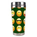 hunter green Emoji Stainless Steel Travel Tumbler