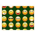 hunter green Emoji Double Sided Flano Blanket (Mini)