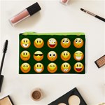 hunter green Emoji Cosmetic Bag (XS)