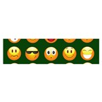 hunter green Emoji Satin Scarf (Oblong)