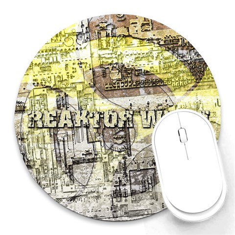 Tech Image Round Mousepad from ArtsNow.com Front