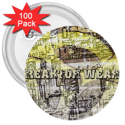 Tech Image 3  Button (100 pack) from ArtsNow.com Front