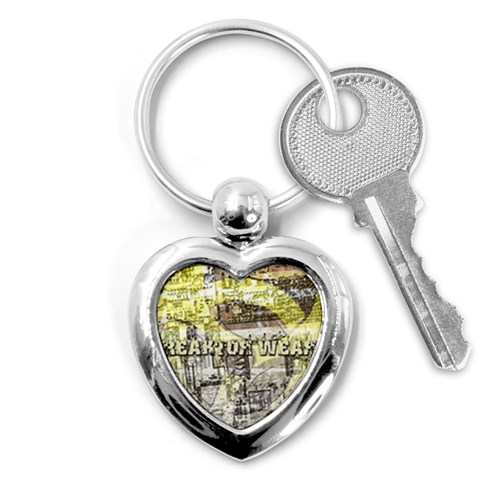 Tech Image Key Chain (Heart) from ArtsNow.com Front